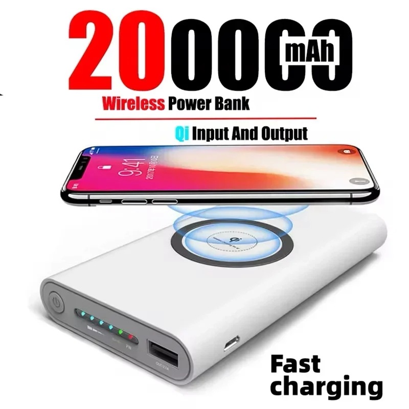 ワイヤレス緊急充電機能,大容量,新品,10,000 mAh - 509