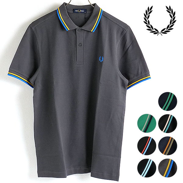 Qoo10] Fred Perry メンズ ツイン ティップド フレッドペリ