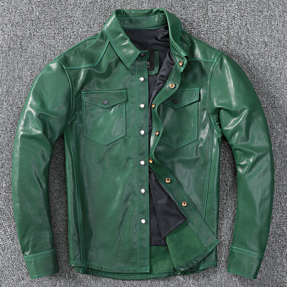 ライダースジャケットメンズアウターラム革レザージャケット本革ミリタリー立て襟シングル羊革アウターブルゾンダブルライダースMA-1Gジャンダウンコートメンズシャツ革シャツ
