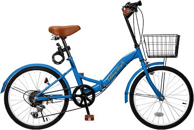 折り畳み自転車 20インチ６段変速カゴ付折りたたみ自転車 FB-206R （カーキ 31010） (OTOMO Raychell FB-206R) 折りたたみ自転車 折り畳み自転車 20インチ シマノ６段変速 カゴ付