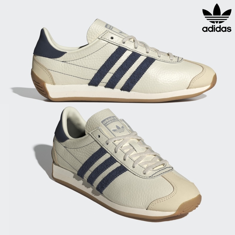 [ADIDAS] アディダス オリジナルス カントリー OG ナイトインディゴ/オフホワイト/シルバーメタリック / COUNTRY OG IVORY INDIGO BLUE