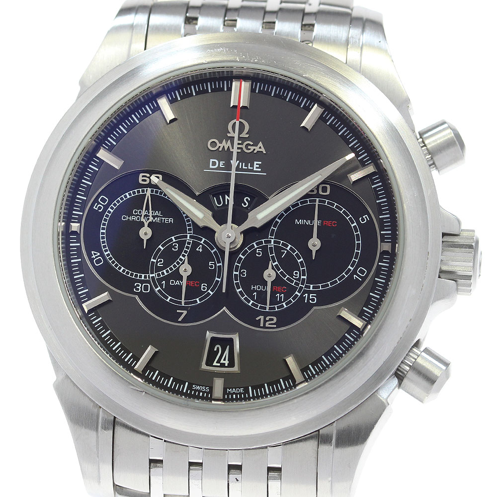 オメガ OMEGA 422.10.41.52.06.001 デビル 4カウンター コーアクシャル 自動巻き メンズ 箱・保証書付き_847976【中古】