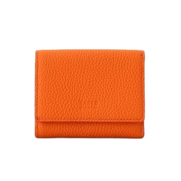 [ タケオキクチ ] 財布 ソフトシュリンクレザー 三つ折り財布 G8701276 メンズ オレンジ(068) 00(FREE)