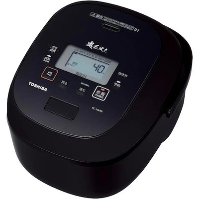 他サイト： 東芝 真空IH炊飯器 RC-10VRR グランブラック 炎匠炊き 5.5合炊き 炊飯器 5.5合 真空IHジャー炊飯器 大火力 真空保温 白米40時間 TOSHIBAの商品画像