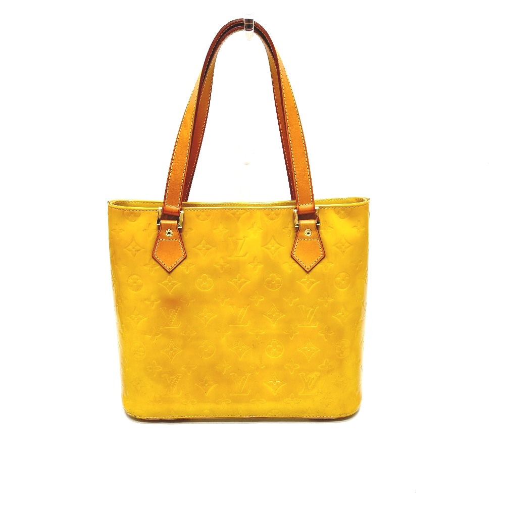 トートバッグ M91004 ヒューストン カバン モノグラムヴェルニ ベージュ