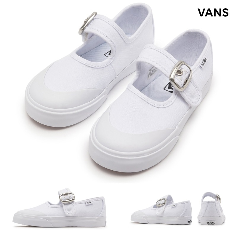 [VANS] メリージェーン キッズ トドラー-ホワイト/ Mary Jane - TRUE WHITE