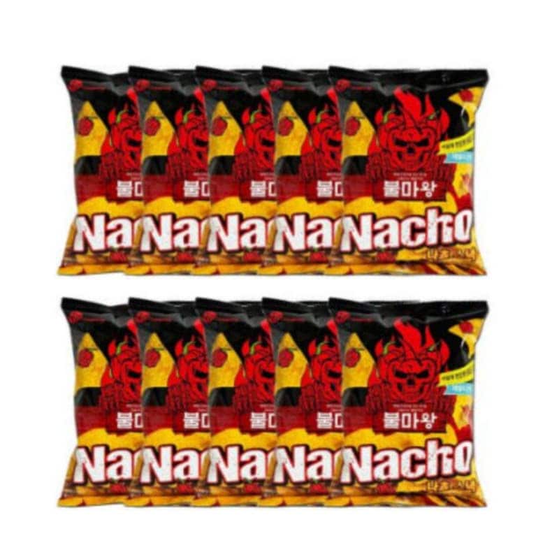 [クムビ流通] 激辛ナチョスチップス 60g 10袋 韓国おつまみ スナック