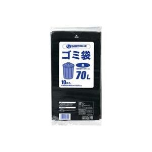 （まとめ）ジョインテックス ゴミ袋 LDD 黒 70L 10枚 N210J-70(×10セット)