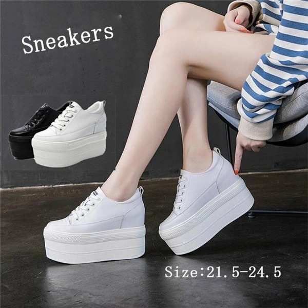 厚底 スニーカー スニーカー シューズ インヒール スニーカー レディース 厚底 黒 白 スニーカー 編み上げ レースアップ レディース スニーカー 疲れない靴 レディース スニーカー 靴 シューズ