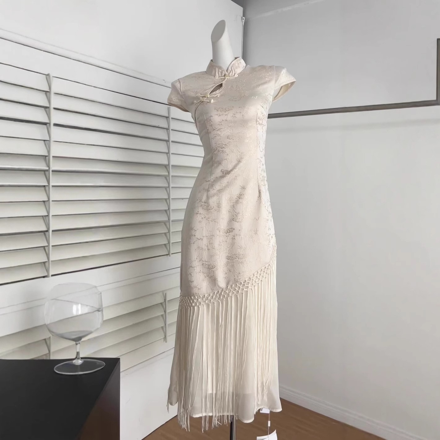 【急速出荷】新中式EI関雎鳩貴気千金チャイナドレス女らしさロングスカート