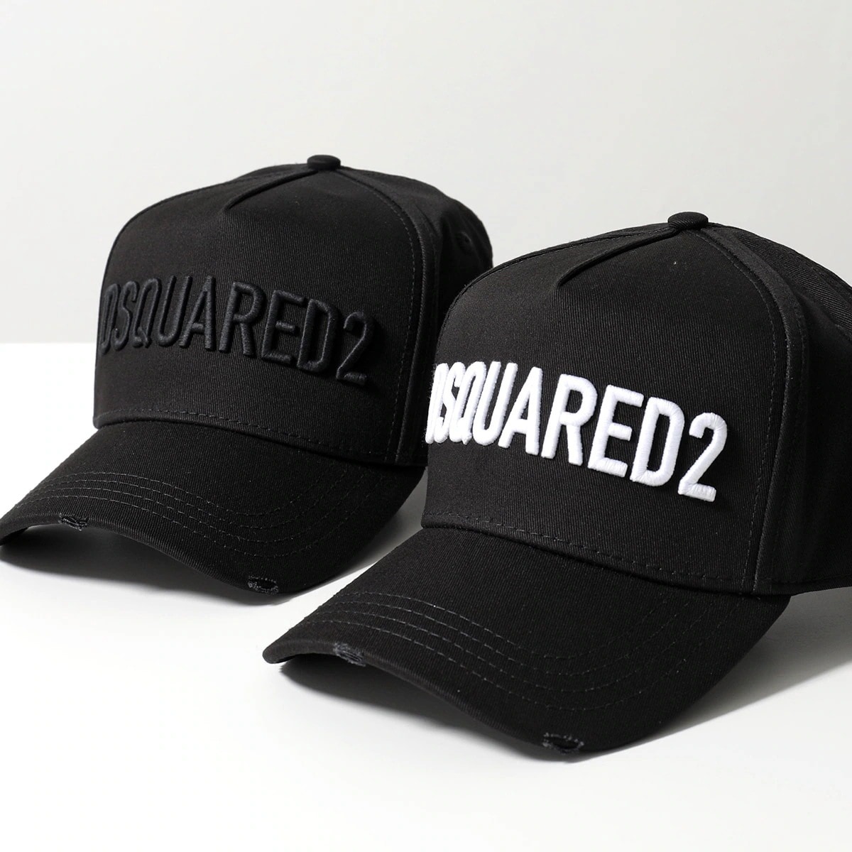 DSQUARED2 ディースクエアード ベースボールキャップ BCM0660 05C00001 メンズ コットン ロゴ 刺繍 帽子 カラー2色
