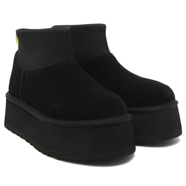 ブーツ クラッシックミニディッパー 厚底 プラットフォーム 5cm ブラック レディース 1168170 BLK
