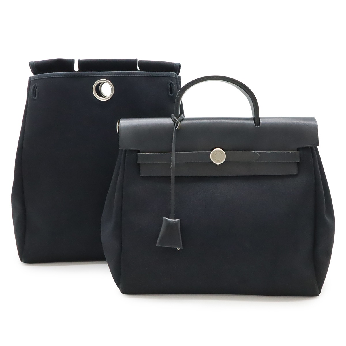 エールバッグ アドPM リュックサック バックパック 2WAY ハンドバッグ トワルオフィシエ レザー ブラック 黒 シルバー金具 D刻