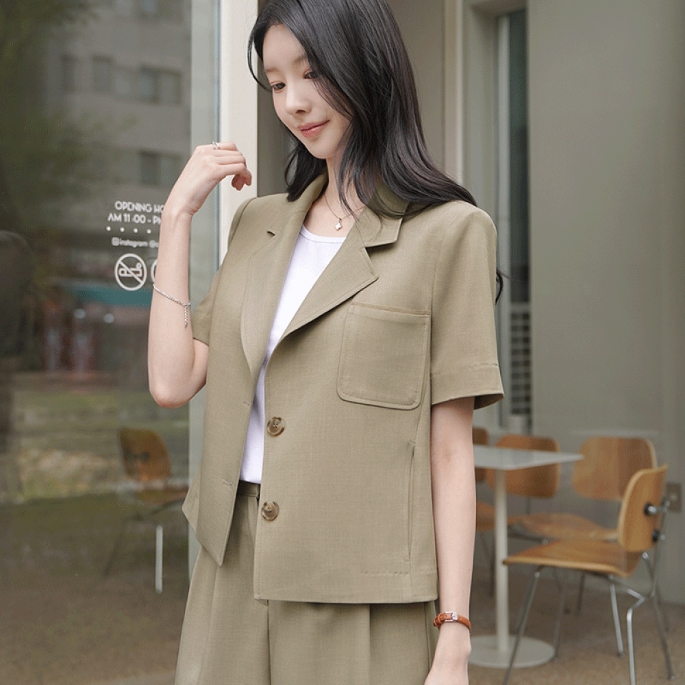 クリック＆ファニーレンチェンスリットビゾジャケット [無料Lサイズ]