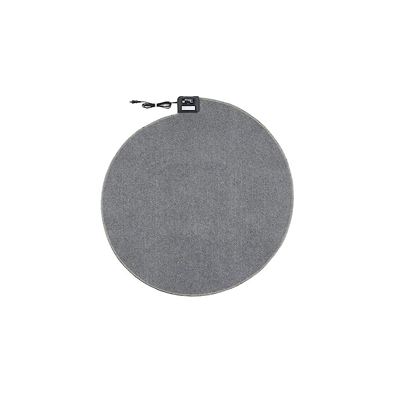 即納：広電(KODEN) 電気カーペット ホットカーペット 本体 円形 直径130cm スライド温度調節 ダニクリーン VWC130H