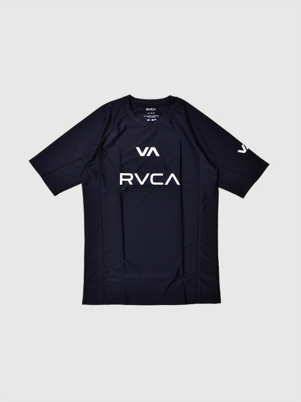 RVCA ルーカ Tシャツ ラッシュガード メンズ レディース 半袖 スポーツ ジム トレーニング サーフィン マリンスポーツ BBQ BE04A868