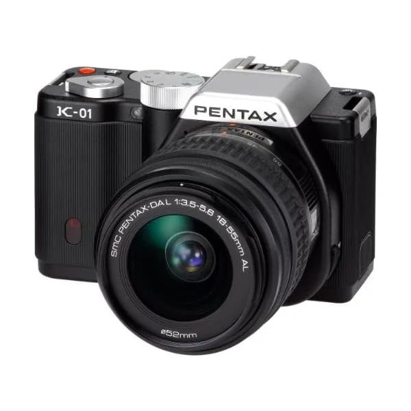 【中古】PENTAX ミラーレス一眼カメラ K-01ズームレンズキット ブラック/ブラック K-01ZK BK/BKアクションカメラ