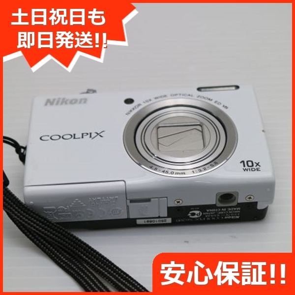 美品 COOLPIX S6200 ナチュラルホワイト デジカメ Nikon 179