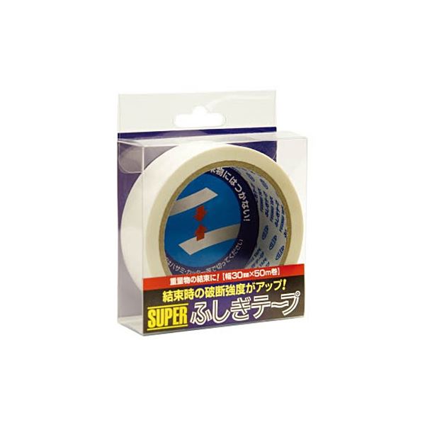（まとめ）仁礼工業 スーパーふしぎテープ 30mmx50m PET製 1巻[x3] 5,958円