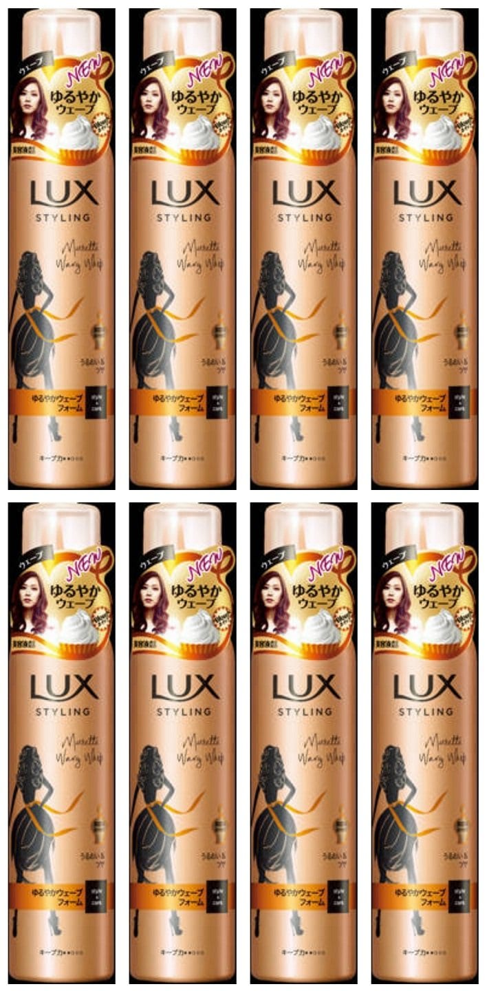 全国送料無料 【まとめ買い】ラックス 美容液 スタイリング ゆるやか ウェーブ フォーム 130g×8個
