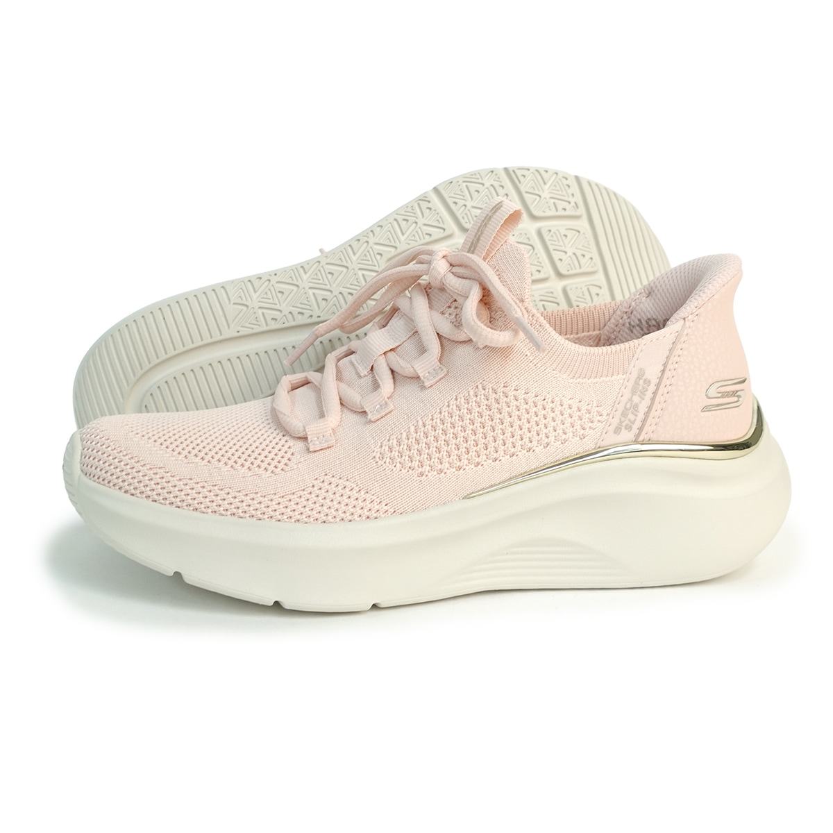 スニーカー レディース スリップインズ ボブス スポート B ラブ トゥルー デライト 117617 LTPK ライトピンク