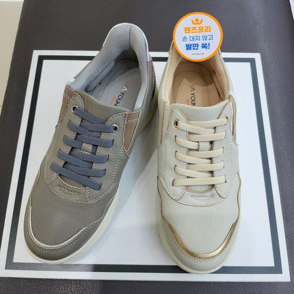 【幸福デパート】手を触れずに履ける足に優しい機能性スニーカー軽量広幅靴OYAEFHZ750