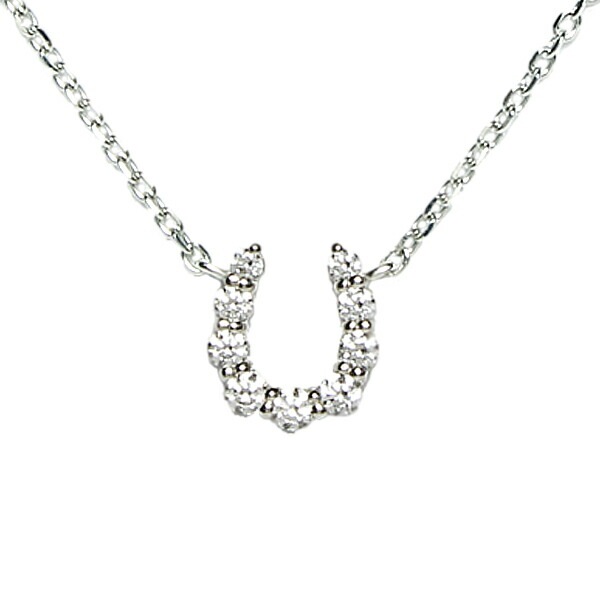 リボン済＆紙袋 正規品 ネックレス レディース 馬蹄モチーフ ネックレス ペンダント ジュエリー アクセサリー プレゼント エターナルシルバー 祝い