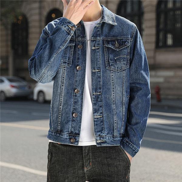 入庫デニムジャケットメンズGジャンかっこいいデニムジャケットメンズジャケットカジュアルジャケットアウター個性春物秋