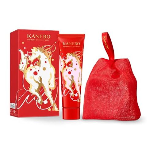 KANEBO(カネボウ) コンフォートストレッチィウォッシュII リミテッドエディション2026 洗顔 130g+泡立てネット もっちり泡 抱水美容液洗顔 乾燥 保湿 毛穴 角質 角栓 小じわ ティー
