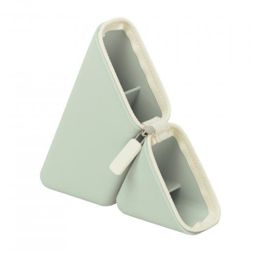 （まとめ買い）カクスタ スリム ポータブルペン立て 幅4cm グリーン FD-2652-G [x3]