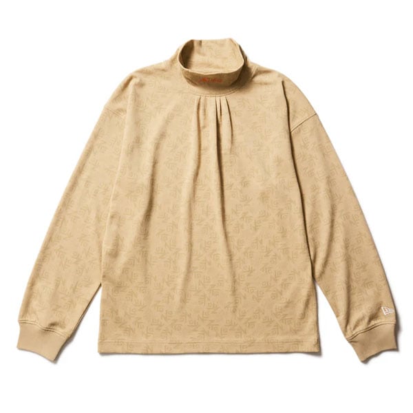 ニューエラ NEW ERA ゴルフ Womens 長袖 ハイカラー パフォーマンス Ｔシャツ All Over カーキ レディース 14326365