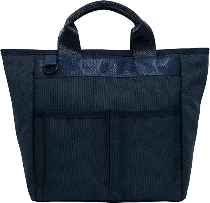 ラウンドバッグ 保冷バッグ ゴルフバッグ 350g ラウンドポーチ ラウンドトートバッグ 25cmx25cmx13cm(ネイビー 保冷タイプ)