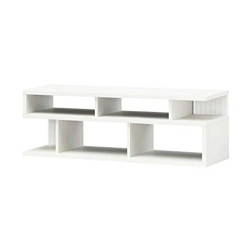 [50V型対応] 白井産業 テレビ台 ゲーム機収納 TV ホワイト 幅117.7 高さ38.4 奥行29.5cm KI2-4012WH キアエッセ2ABO