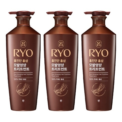 ホンジンダン 高麗人参 ヘア栄養トリートメント 820ml ×3個セット