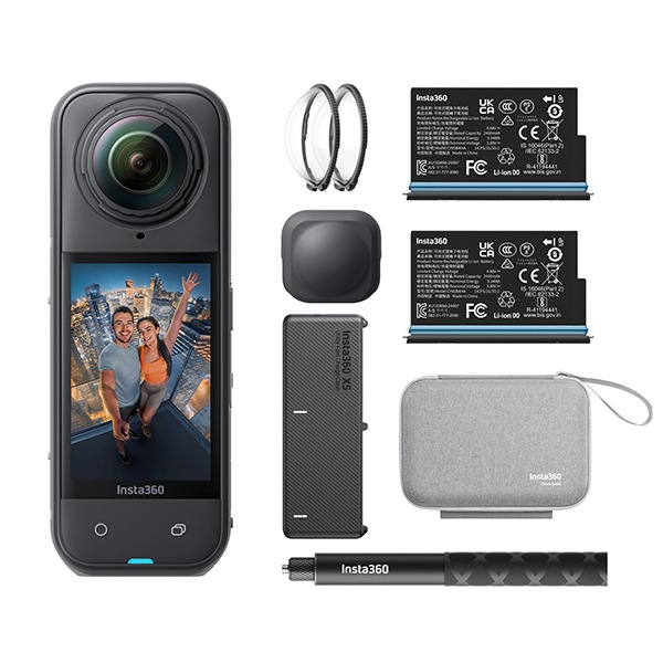 Insta360 X5 Essentials Bundle CINSAAHA-X504 エッセンシャルキット 360度アクションカメラ (4K対応)