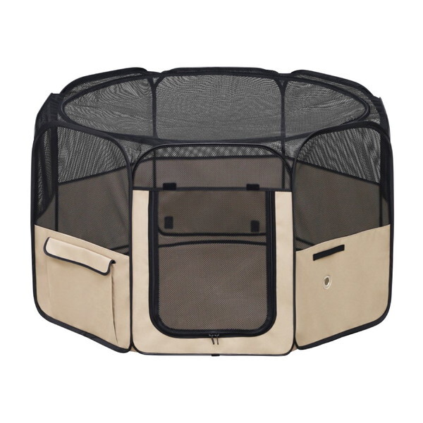 POTS-1300B ベージュ 折りたたみファブリックサークル Lサイズ メーカー直送