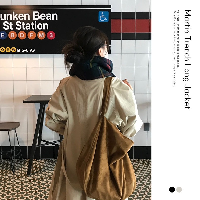 [MADE] マーティンカジュアルロングトレンチコート jk1142