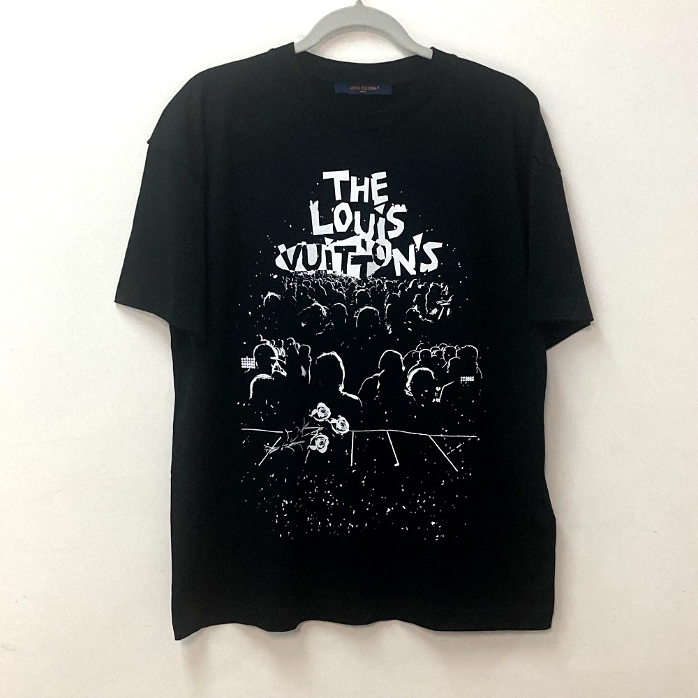 半袖Ｔシャツ 1AARPB LVコンサートプリントTシャツ トップス アパレル コットン ブラック