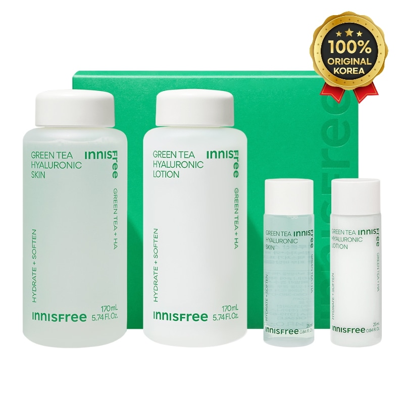 [NEW]グリーンティー ヒアルロン酸 スキンケア セット(トナー170ml + エマルジョン170ml)