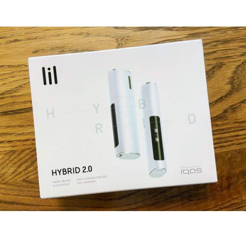 新加熱式たばこ lil HYBRID2.0（リル ハイブリッド）プリズム・ホワイト製品登録不可商品