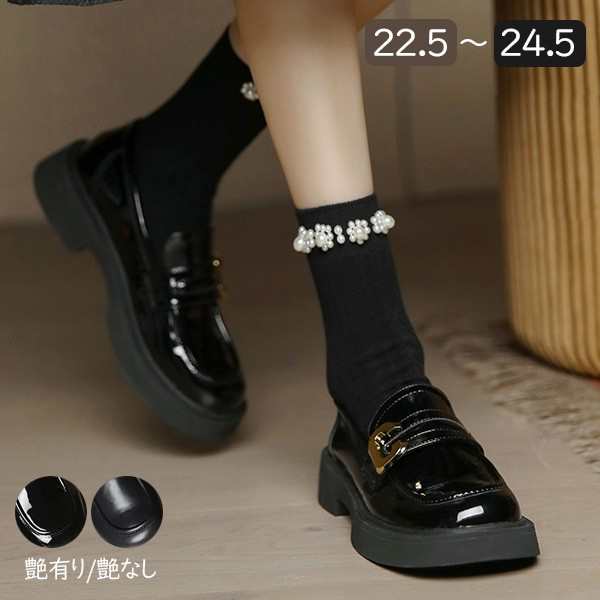 レディース 靴 ローファー シューズ 学生 スクール 大人 キッズ 女の子 ジュニア ベルト 美脚 履きやすい 学生靴 通学 通勤 就活 入学式 入学