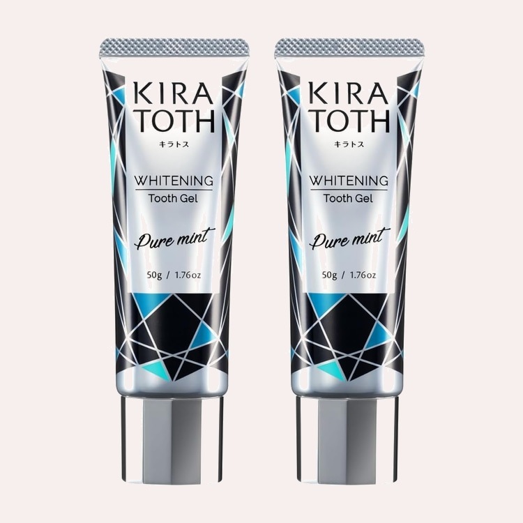 キラトスKIRATOTH 酵素炭配合 ホワイトニング歯磨き粉 口臭ケア W美白コート 日本製 (2本)