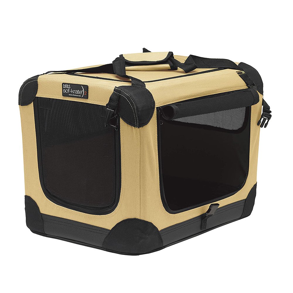 ソフクレート　ｎ２　Ｓ　ベージュ　アウトドア　防災　折りたたみ　ソフトタイプ　ペットキャリー　ＣＲＣ40―67―15―05―00