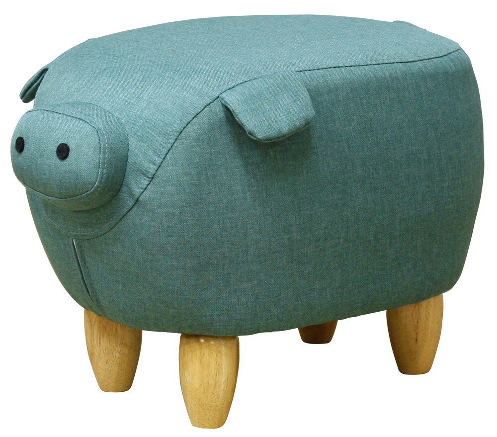 アニマルスツール 動物の形をしたキュートな椅子 GR ST-11 ピッグ グリーン