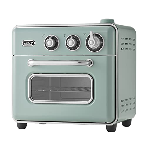 【Toffy/トフィー】 ノンフライオーブントースター K-TS5 1台5役 ノンフライ オーブン グリル スローベーク 発酵 スチーム機能 レトロ K-TS5-PA