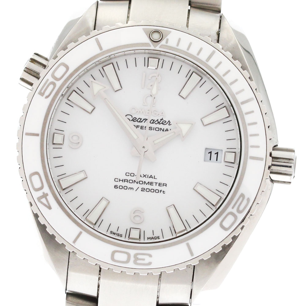 オメガ OMEGA 232.30.42.21.04.001 シーマスター プラネットオーシャン デイト 自動巻き メンズ 保証書付き_867849【中古】