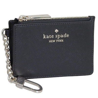 ケイトスペード 小物 レディース カードケース アウトレット レザー ブラック WALLETS SAFFIANO LEATHER KEY R KN771-001 KATE SPADE 7,371円