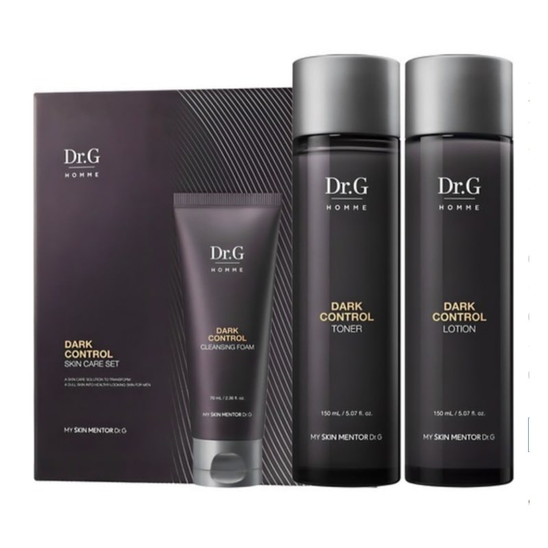 Doctor.G オム ダーク コントロール トナー 150ml + ローション 150ml + クレンジングフォーム 70ml セット 1個
