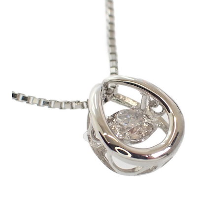 Qoo10] ダンシングストーン Pt850/900 デザインジュエリー