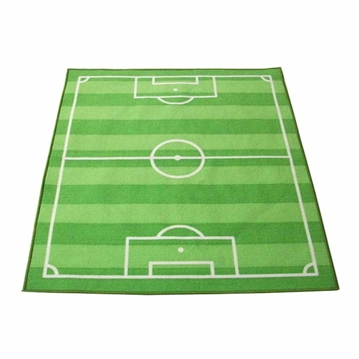 即納ありサッカーラグマット サッカー場 サッカーグラウンド ラグ カーペット インテリア 子ども部屋 デザイン DT001
